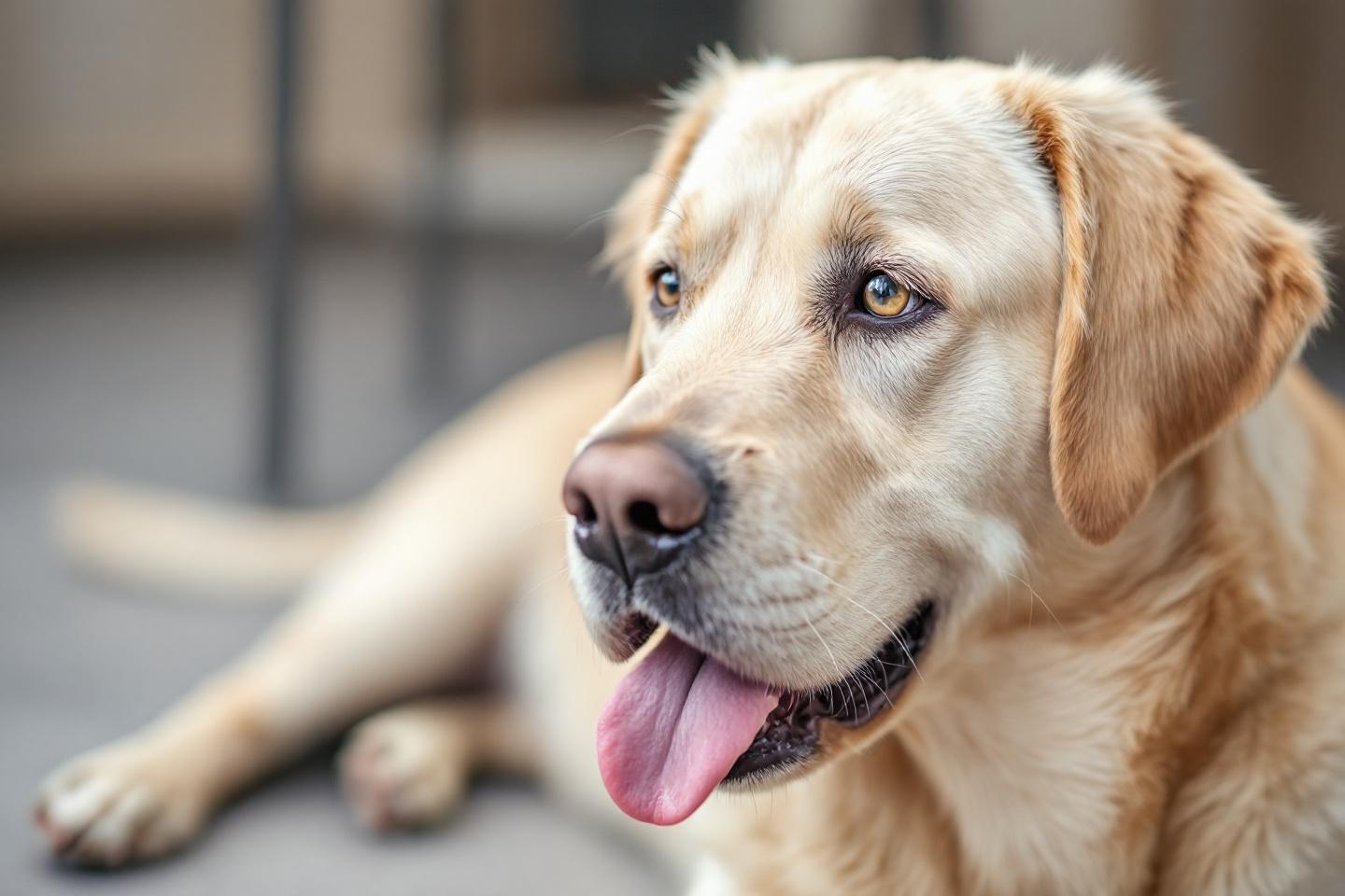 Äldre labradors behov