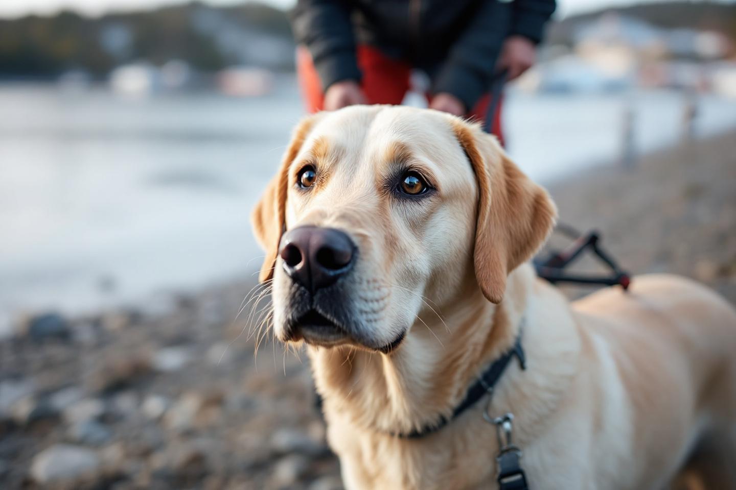 Koppelträning för labrador