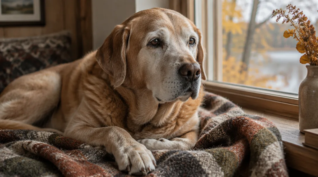 Bild som illustrerar ämnet seniorhunden