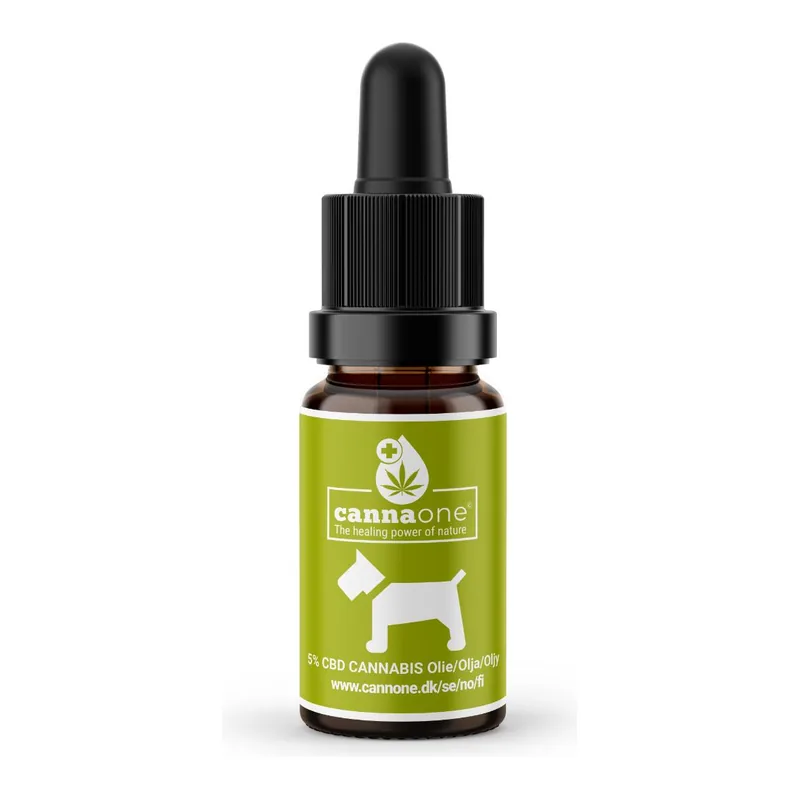 Cannaone CBD-olja 5 % för hundar, laxsmak, 10 ml