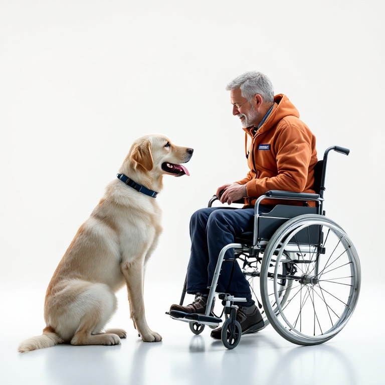 Labrador som servicehund